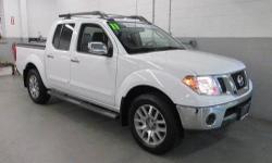 Words cannot describe the great condition of this stunning 2011 Frontier SL, 4D Crew Cab, 4.0L V6 DOHC, 4WD, Avalanche White, Beige w/Leather Appointed Seat Trim, a lot of bang for the buck, a very clean unit. BUY WITH CONFIDENCE***NOT AN AUCTION CAR**,