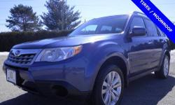 Forester 2.5X, 4D Sport Utility, 4-Speed Automatic, AWD, 100% SAFETY INSPECTED, 4 NEW TIRES, FULL ALIGNMENT, NEW AIR FILTER, NEW FRONT PADS ROTORS, NEW WIPER BLADES, ONE OWNER, and SERVICE RECORDS AVAILABLE. Want to stretch your purchasing power? Well