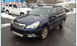 NO HIDDEN FEES!! CLEAN CARFAX!! ONE OWNER!! LOW MILEAGE!! LIMITED!! Thank you for visiting another one of Central Avenue Chrysler's online listings! Please continue for more information on this 2011 Subaru Outback 2.5i Limited Pwr Moon with 28,245 miles.