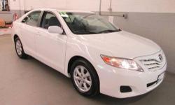 Moonroof Package (Dual Illuminated Visor Vanity Mirrors and Rear Personal Reading Lights), Camry LE, Toyota Certified, 2.5L I4 SMPI DOHC, 6-Speed Automatic, Super White, 1.9% available, ALLOY WHEELS, CLEAN VEHICLE HISTORY....NO ACCIDENTS!, NEW TIRES,
