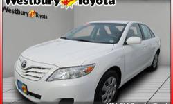 Fun features and sharp design make this Certified 2011 Toyota Camry a perfect fit for drivers who want it all. Its modern design is complemented by fine features such as steering-wheel-mounted audio controls, an overhead sunglasses holder, an auxiliary