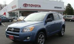 2011 RAV4 SPORTS-4CYL-AWD-METALIC BLUE, ASH INTERIOR, ALLOY WHEELS, MOONROOF. VERY NICE CONDITION, WELL MAINTAINED AND FRESHLY SERVICED. TOYOTA CERTIFIED WITH SPECIAL 1.9% SPECIAL FINANCING AVAILABLE UP TO 60 MONTHS. THIS VEHICLE ALSO RECEIVES OUR
