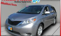Comfort, style and efficiency all come together in the Certified 2011 Toyota Sienna. This Sienna offers you 35,816 miles, and will be sure to give you many more. It comes with a complete CarFax Vehicle History Report, showing you its exact ownership
