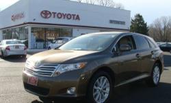 2011 VENZA-4CYL-FWD-AUTOMATIC. METALIC BROWN, GREY INTERIOR. EXCELLENT CONDITION IN AND OUT. TOYOTA CERTIFIED WITH SPECIAL 1.9% FINANCING AVAILABLE. THIS VEHICLE ALSO RECEIVES OUR EXCLUSIVE LIFETIME POWERTRAIN WARRANTY. CALL US TODAY TO SCHEDULE YOUR TEST