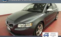 Hassel Volvo of Glen Cove presents this CARFAX 1 Owner 2011 VOLVO S40 4DR SDN R-DESIGN W/MOONROOF with just 20164 miles. Represented in TITANIUM GREY. Fuel Efficiency comes in at 30 highway and 21 city. Under the hood you will find the 2.5 Liter coupled