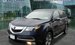 Don't let this awesome 2012 Acura MDX TECH AWD get away, with luxuries like navigation system, handsfree/bluetooth integration, sun/moonroof, and traction control. With a certified pre-owned Acura, enjoy the security of Acura Concierge Service 24/7. Drive
