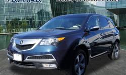You can't go wrong with this amazing 2012 Acura MDX TECH AWD which offers features like Navigation system providing real time traffic and weather, 6 Channel surround soun system, power moonroof! Super handling all wheel drive and Traction Control adds