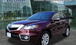 Road trips can be fun again with the anti-lock brakes, traction control, dual airbags, and emergency brake assistance in this 2012 Acura RDX SH AWD. If you're looking for a great ride at a great price, check out the certified pre-owned Acura. With Acura