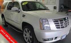 AWD. My! My! My! What a deal! You Win! New Rochelle Chevrolet is ABSOLUTELY COMMITTED TO YOU! Creampuff! This beautiful 2012 Cadillac Escalade ESV is not going to disappoint. There you have it, short and sweet! This Escalade ESV is nicely equipped with