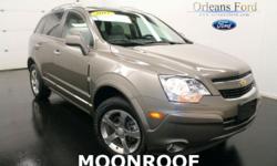 ***#1 MOONROOF***, ***CLEAN CAR FAX***, ***HEATED SEATS***, ***LEATHER***, ***LTZ***, and ***ONE OWNER***. Don't bother looking at any other SUV! Chevrolet has outdone itself with this superb 2012 Chevrolet Captiva Sport. It just doesn't get any better!