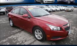 **CRUZE has FANTASTIC MPG RATINGS! 38 MPG Highway!!! Great options like USB, 10 AIRBAGS, BLUETOOTH for phone, , and keyless entry! This vehicle has achieved Cavallaro-Neubauer Certified Pre-Owned status, by passing a comprehensive certification process,