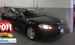 LEATHER and MOONROOF. GM Certified! Won't last long! Confused about which vehicle to buy? Well look no further than this good-looking 2012 Chevrolet Impala. GM Certified Pre-Owned means you not only get the reassurance of a 12mo/12,000-Mile