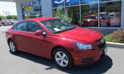 Specifications:
Body style: 4 Dr Sedan
Mileage: 25,369
Engine: 4 Cyl. 1.4L
Trans: Automatic
Exterior Color: Red
Interior Color: Gray
Stock: 13890RC
VIN: 1G1PE5SC9C7100218
The Fuccillo Chevy and Buick store has been in business for over 20 years, I been