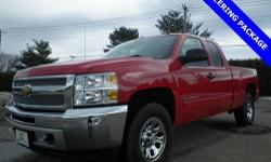 Silverado 1500 LS, 4D Extended Cab, 4-Speed Automatic with Overdrive, 4WD, 100% SAFETY INSPECTED, ONE OWNER, ONSTAR, SERVICE RECORDS AVAILABLE, TRAILERING PACKAGE, and XM RADIO. There is no better time than now to buy this reliable 2012 Chevrolet