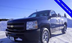 Silverado 1500 Work Truck, 2D Standard Cab, 4-Speed Automatic with Overdrive, 1 OWNER CLEAN AUTOCHECK, 100% SAFETY INSPECTED, NEW ENGINE OIL FILTER, SERVICE RECORDS AVAILABLE, and TRAILERING PACKAGE. Confused about which vehicle to buy? Well look no