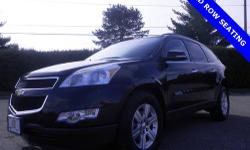 Traverse LT 1LT, 4D Sport Utility, 6-Speed Automatic Electronic with Overdrive, AWD, 100% SAFETY INSPECTED, SERVICE RECORDS AVAILABLE, and THIRD ROW SEATING. Tired of the same tedious drive? Well change up things with this great 2012 Chevrolet Traverse.