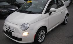 Royal Motors is happy to present this 2012 Fiat 500C POP Convertible with Automatic Transmission. We'll have you wishing your commute never ends! The Rich White Exterior and the Red/Ivory Interior finish gives this Fiat a sleek and sophisticated look.