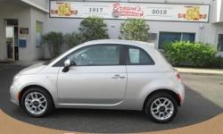 (631) 238-3287 ext.26
Look at this 2012 FIAT 500 Pop. It has a transmission and a Gas I4 1.4L/83 engine. This 500 has the following options: Speed control, Tinted glass windows, Pwr locks, Bright license plate brow, Rear window wiper w/washer, (6)