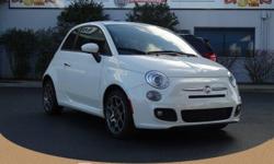 (631) 238-3287 ext.14
Come see this 2012 FIAT 500 Sport. It has a transmission and a Gas I4 1.4L/83 engine. This 500 features the following options: Rear cargo area lamp, Front seat reactive head restraints, Door trim w/cloth inserts, Driver side knee
