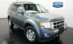 ***4X4***, ***CLEAN CAR FAX***, ***FACTORY WARRANTY***, ***LIMITED***, ***MOONROOF***, and ***ONE OWNER***. All Wheel Drive! Flex Fuel! Imagine yourself behind the wheel of this terrific-looking 2012 Ford Escape. Climb into this fantastic Escape, knowing