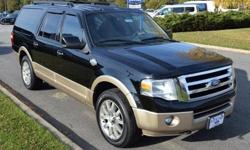 To learn more about the vehicle, please follow this link:
http://used-auto-4-sale.com/104910157.html
2012 Ford Expedition EL King Ranch Black l Local Trade in l Excellent condition l Navigation l Moon Roof l Power running boards l 20 alum wheels l load