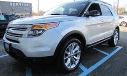 FORD CERTIFIED, ONE OWNER, CLEAN CAR FAX, 2012' Ford Explorer XLT 205A Package, 4D Sport Utility, 3.5L V6 Ti-VCT, 6-Speed Automatic with Select-Shift, 4 Wheel Drive, Ingot Silver Metallic, Charcoal Black w/Leather-Trimmed Heated Bucket Seats,