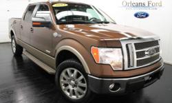 ***#1 KING RANCH***, ***6.5' BOX***, ***CLEAN CAR FAX***, ***MOONROOF***, ***NAVIGATION***, and ***NEW TIRES***. 4X4! Turbo! Tired of the same tedious drive? Well change up things with this trusty 2012 Ford F-150. Motor Trend reports F-150 is a