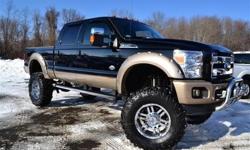 Stock #A9266. MONSTER TRUCK!! 2012 Ford F-350 'Lariat' King Ranch Supercrew 4X4 LIFTED!! Rear View Camera Remote Starter Heated/Cooled Seats Power Seats w/Memory Settings Reverse Vehicle Aid Sensors Adjustable Foot Pedals 20' Chrome Wheels 'PIAA' Lights