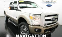 ***KING RANCH***, ***NAVIGATION***, ***MOONROOF***, ***20"" CHROME WHEELS***, ***CHROME PACKAGE***, ***HEATED LEATHER***, and ***CLEAN CARFAX***. There are used trucks, and then there are trucks like this well-taken care of 2012 Ford F-350SD. This luxury