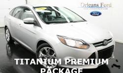 ***TITANIUM PREMIUM PACKAGE***, ***HEATED LEATHER FRONT SEATS***, ***CLEAN CARFAX***, ***SYNC***, ***PREMIUM SOUND SYSTEM***, and ***POWER SEAT***. Looking for an amazing value on a superb 2012 Ford Focus? Well, this is IT! A contender for Motor Trend