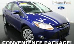 ***HEATED SEATS***, ***WINTER PACKAGE***, ***AUTOMATIC***, ***PERIMETER ALARM***, ***CLEAN CARFAX***, and ***CARFAX ONE OWNER***. Flex Fuel! Extremely clean 2012 Ford Focus, garage-kept appearance, with a 2.0L I4 DGI Ti-VCT PZEV. The interior is in