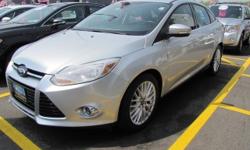 ""FORD CERTIFIED"" 2012' FOCUS SEL 302A package, 4D Sedan, 2.0L I4 DGI Ti-VCT PZEV, 6-Speed Automatic with Select-Shift, FWD, Ingot Silver Metallic, Charcoal Black w/Leather-Trimmed Sport Front Bucket Seats,Premium Package (Auto-Dimming Electrochromic