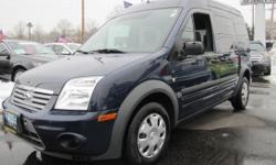 ""FORD CERTIFIED"", ""LOW MILEAGE"", ""CLEAN CAR FAX"", 2012 FORD Transit Connect XLT, 4D Wagon, Duratec 2.0L I4 DOHC, 4-Speed Automatic with Overdrive, Dark Blue, Dark Gray w/Driver & Front Passenger Cloth Buckets, 15"" Steel Wheels w/6-Spoke Wheel