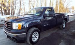 One owner, LOW miles (25,484) drove around town locally.
Recently professionally cleaned.
Very Clean! Excellent - Like New condition. Well maintained.
~Inspected through July 2015.
~ 2012 GMC Sierra 1500 work truck. 4 Wheel Drive, regular cab,
8 foot box,