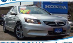 Honda Certified. Isn't it time for a Honda?! Come to Paragon Honda! No accidents! All original panels!**NO BAIT AND SWITCH FEES! Want a car to make heads turn and take notice, as you drive by in the lap of luxury? Well, look no further than this