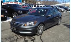 NO HIDDEN FEES!! CLEAN CARFAX!! ONE OWNER!! SPORTY!! You can find this 2012 Honda Accord Sdn LX and many others like it at Central Avenue Chrysler. Drive off the lot with complete peace of mind, knowing that this Accord Sdn LX is covered by the CARFAX
