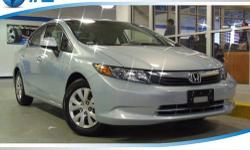 Honda Certified. Gas miser! Talk about MPG! Only one owner, mint with no accidents!**NO BAIT AND SWITCH FEES! Paragon Honda is very proud to offer this beautiful-looking 2012 Honda Civic. The ambient noise levels are considerably lower than the previous