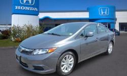 2012 Honda Civic Sdn 4dr Car EX
Our Location is: Baron Honda - 17 Medford Ave, Patchogue, NY, 11772
Disclaimer: All vehicles subject to prior sale. We reserve the right to make changes without notice, and are not responsible for errors or omissions. All