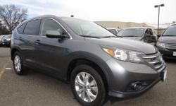 Come see this 2012 Honda CR-V EX-L. It has an Automatic transmission and an I4 2.4L engine. This CR-V features the following options: Leather-wrapped steering wheel, Heat-rejecting green-tinted glass, Compact spare tire, Motion-adaptive electric pwr