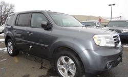 Come see this 2012 Honda Pilot EX-L. It has an Automatic transmission and a Gas V6 3.5L/212 engine. This Pilot comes equipped with these options: 2nd row leather-trimmed 60/40 split reclining, sliding, flat-folding bench seat, Leather-wrapped steering