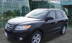 This smooth-riding 2012 Hyundai Santa Fe LTD provides extraordinary options like handsfree/bluetooth integration, sun/moonroof, roof rack, and traction control. Traction control allows your vehicle to accelerate smoothly even on a slippery surface. A