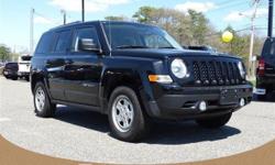 (631) 238-3287 ext.151
Look at this 2012 Jeep Patriot Sport. This Patriot has the following options: Halogen headlamps, 4575# GVWR, Black door handles, 12V pwr outlet, Electronic roll mitigation, Compact spare tire, Media center 130 -inc: AM/FM stereo,