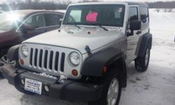 Parkway Auto Group in Canton NY just got in a large truck load of local Pre-Owned trades and we are ready to give you a Super Great Deal!
Check out this 2012 Jeep Wrangler Sport 4X4 with hard and soft top, all power options with automatic and with only