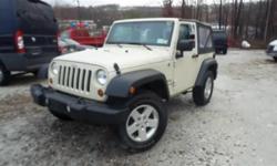 4X4 ** soft top ** TOW PACKAGE ** am/fm cd radio ** SATELLITE RADIO ** mp3 player ** UCONNECT VOICE COMMAND WITH BLUETOOTH ** carfax history available ** OIL AND FILTER CHANGED ** one owner **** 125 point inspection ** 'PEACE OF MIND' Chrysler certified