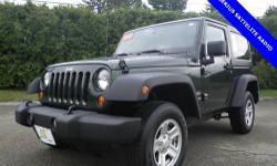 Wrangler Sport, 2D Sport Utility, 4WD, 100% SAFETY INSPECTED, FRONT REAR WIPER BLADES, NEW ENGINE OIL FILTER, SERIUS SATTELITE RADIO, SERVICE RECORDS AVAILABLE, and TIRE ROTATION. Wow! What a nice smaller SUV. This good-looking and fun 2012 Jeep Wrangler