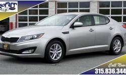 Check out the sharp styling on this 2012 Kia Optima Sedan. The lines on this car make it stand out in any company, and there is a roomy and well appointed interior waiting for you as well. Everything that you would expect is here, and probably quite a bit