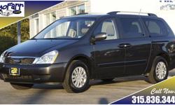 Take a look at this 2012 Kia Sedona van! All of the must have features are here including second row bucket seats, a "stow n go" rear seat, rear heat and air conditioning and more!
73 pictures and more information are available on our website. Just copy
