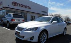 2012 LEXUS IS 250 - ONLY 34,000 MILES - VERY WELL MAINTAINED - PREMIUM PACKAGE - AWD - NAVIGATION - LIGHT BEIGE LEATHER INTERIOR - COOL AND HEATED SEATS
Our Location is: Interstate Toyota Scion - 411 Route 59, Monsey, NY, 10952
Disclaimer: All vehicles