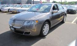 ""LINCOLN CERTIFIED"", ""ONE OWNER', LINCOLN MKZ 100A Package, 4D Sedan, Duratec 3.5L V6 DOHC 24V, 6-Speed Automatic with Select-Shift, All Wheel Drive, Sterling Gray Metallic, Dark Charcoal w/Luxury Leather-Trimmed Heated & Cooled Bucket Seats, POWER