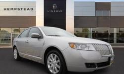 LINCOLN CERTIFIED 2012' LINCOLN MKZ HYBIRD, 4D Sedan, 2.5L I4 Atkinson-Cycle Electric Motor 16V, E-CVT Aisin Powersplit, Front Wheel Drive, Ingot Silver Metallic, Dark Charcoal w/Perforated Premium Leather-Trimmed Bucket Seats, 17 Alloy wheels, Brake